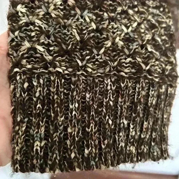 BNWOT Brown Cowl Sweater with 3 Buttons on Side  Size XL - Picture 6 of 9